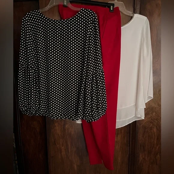 Kenar black white dots blouse - Picture 9 of 9